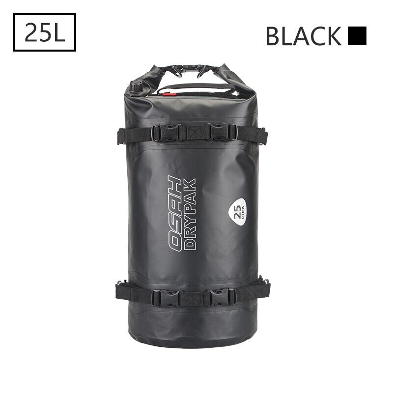 OSAH DRYPAK Motorcycle PVC Tail Bag Motorbike Motocross Waterproof Dry Luggage Outdoor Roll Pack Saddle Rear Seat Bag