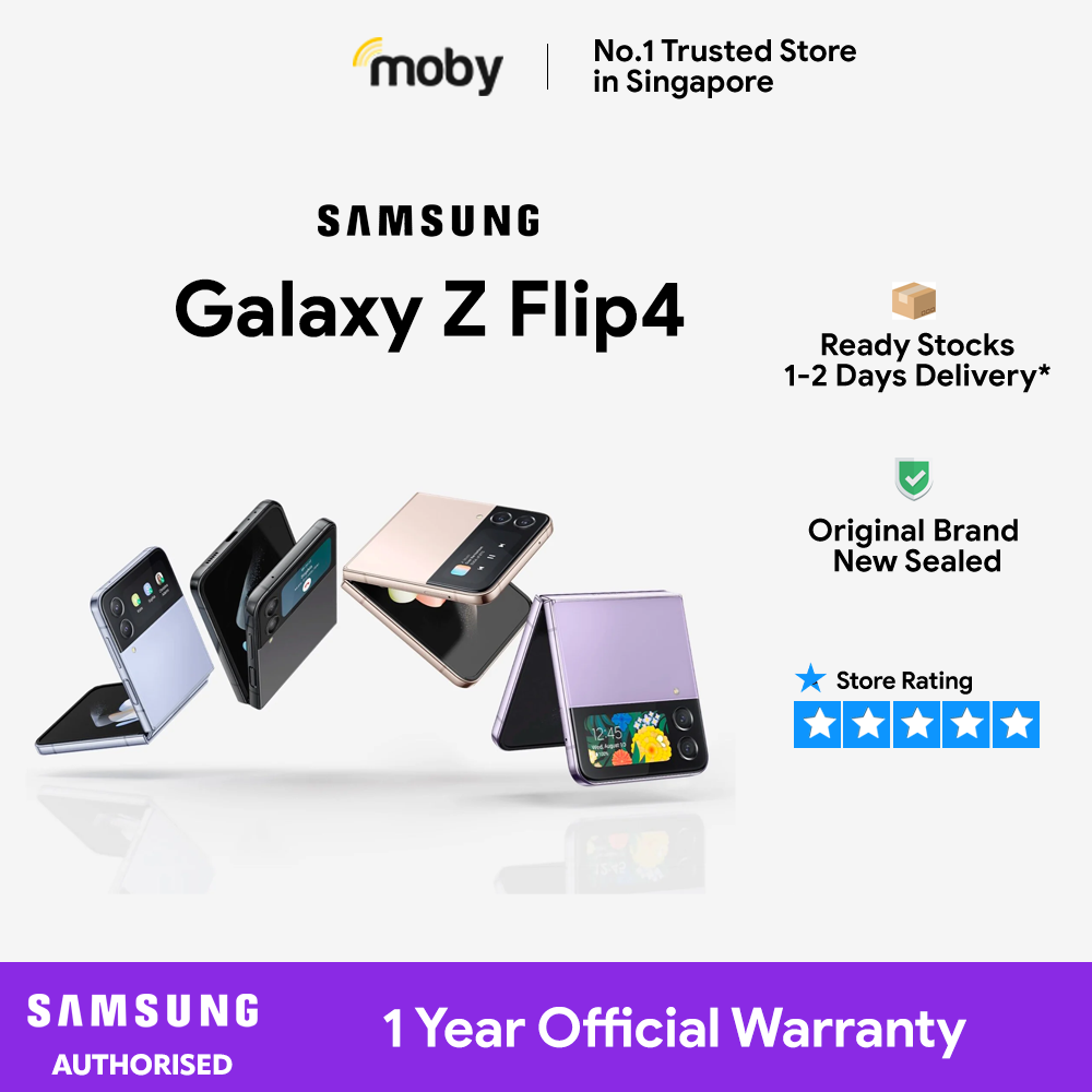 Samsung Galaxy Z Flip4 5G 128GB / 256GB / 512GB | 1 Year Official Warranty | Z Flip 4 | Z Series